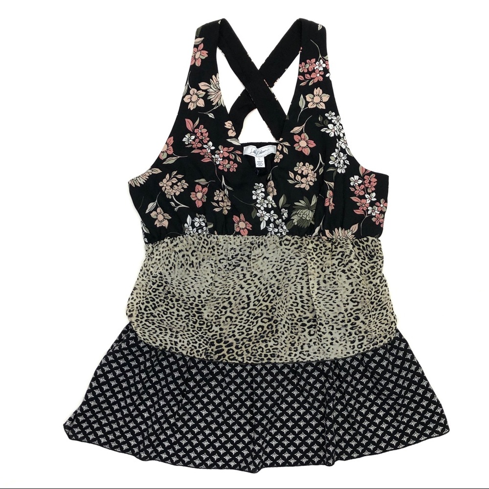 Libby Edelman Halter Ruffle Top Large - Picture 5 of 9